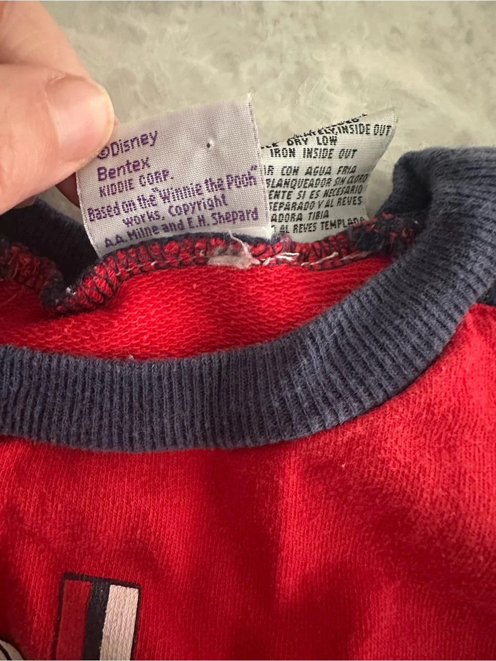 Vintage Pooh onesie 3/6 months